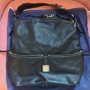Dooney & Bourke Black Leather Hobo Bag